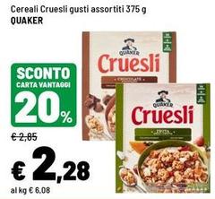 Quaker - Cereali Cruesli