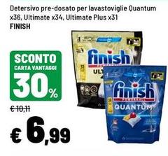 Finish - Detersivo Pre-Dosato Per Lavastoviglie Quantum