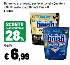 Finish - Detersivo Pre-Dosato Per Lavastoviglie Quantum