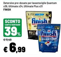 Finish - Detersivo Pre-Dosato Per Lavastoviglie Quantum