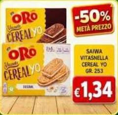 Oro Saiwa - Vitasnella Cereal Yo