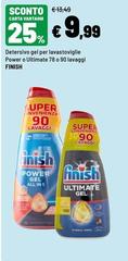 Finish - Detersivo Gel Per Lavastoviglie Power Ultimate