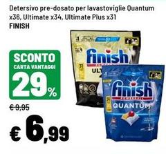 Finish - Detersivo Pre-Dosato Per Lavastoviglie Quantum