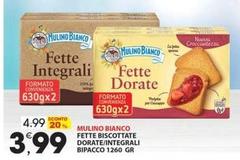 Mulino Bianco - Fette Biscottate Dorate/ Integrali