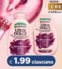 Garnier - Ultra Dolce Shampoo, Idratazione & Rigenerante