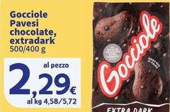 Pavesi - Gocciole Chocolate, Extradark