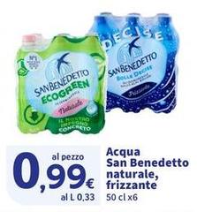San Benedetto - Acqua Naturale, Frizzante