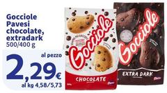 Pavesi - Gocciole Chocolate, Extradark