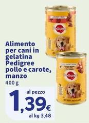 Pedigree - Alimento Per Cani In Gelatina Pollo E Carote, Manzo