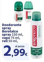 Borotalco - Deodorante Spray Spray Vapo
