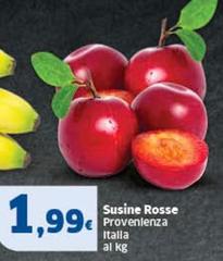 Susine Rosse Provenenza Italia