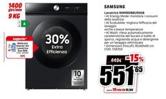 Samsung - Lavatrice AI Control Efficienta 9 Kg