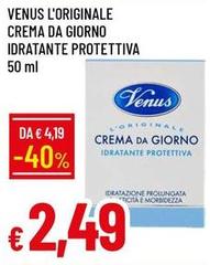 Venus - L'Originale Crema Da Giorno Idratante Protettiva