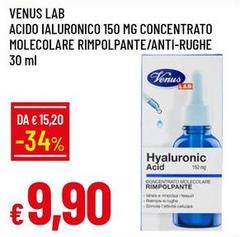 Venus - Lab Acido Ialuronico Mg Concentrato Molecolare Rimpolpante/Anti-Rughe