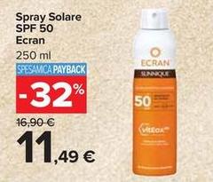 Ecran - Spray Solare Spf 50