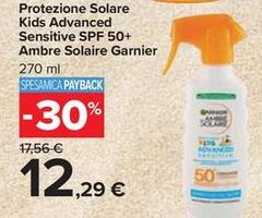 Garnier - Protezione Solare Kids Advanced Sensitive Spf 50+ Ambre Solaire