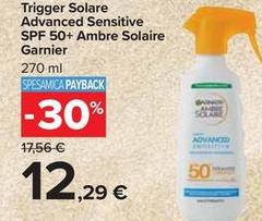 Garnier - Trigger Solare Advanced Sensitive Spf 50+ Ambre Solaire