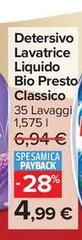 Presto - Detersivo Lavatrice Liquido Bio