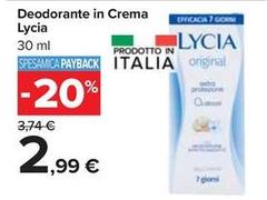 Lycia - Deodorante In Crema