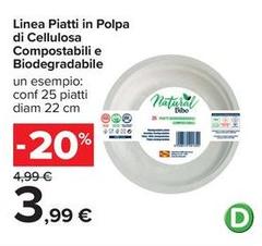 Linea -  Piatti In Polpa Di Cellulosa Compostabili E Biodegradable