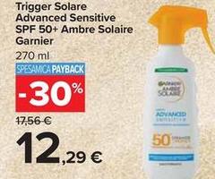 Garnier - Trigger Solare Advanced Sensitive Spf 50+ Ambre Solaire
