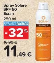 Ecran - Spray Solar Spf 50