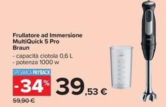 Braun - Frullatore Ad Immersione Multiquick 5 Pro