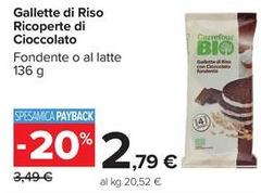 Carrefour - Gallette Di Riso Ricoperte Di Cioccolato