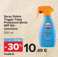Leocrema - Spray Solare Trigger Tripla Protezione Bimbi Spf 50+