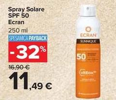 Ecran - Spray Solare Spf 50