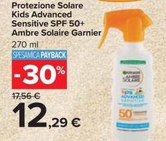 Garnier - Protezione Solare Kids Advanced Sensitive Spf 50+ Ambre Solaire