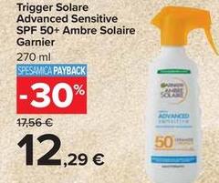 Garnier - Trigger Solare Advanced Sensitive Spf 50+ Ambre Solaire