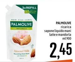 Palmolive - Ricarica Sapone Liquido Mani Latte E Mandorla