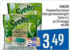 Svelto - Powered By Nature Tabs/gel Lavastoviglie Tutto In 1