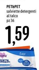 Pet&Pet - Salviette Detergenti Al Talco