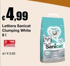 Sanicat - Lettiera Clumping White