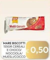 Mare - Biscotti Cereali E Choco / Nocciola / Muesli/ Cocco