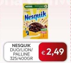 Nestlè - Nesquik Duo/ Lion/ Palline