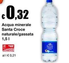 Santa croce - Acqua Minerale Naturale/gassata