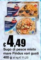 Findus - Sugo Di Pesce Misto Mare