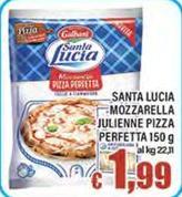 Santa lucia - Santa Lucia Mozzarella Julienne Pizza