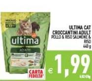 Ultima - Cat Croccantini Adult Pollo & Riso Salmone & Riso