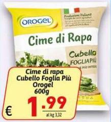 Orogel - Cime Di Rapa Cubello Foglia Più