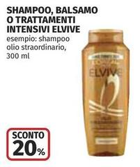 L'Oreal - Shampoo, Balsamo O Trattamenti Intensivi Elvive