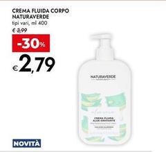 Naturaverde - Crema Fluida Corpo