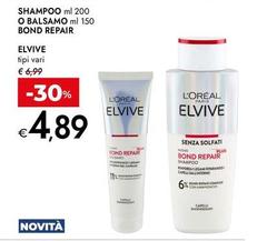 L'Oreal - Shampoo O Balsamo Bond Repair Elvive 
