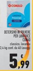 Conad - Detersivo In Polvere Per Lavatrice