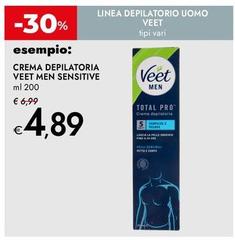 Veet - Crema Depilatoria Men Sensitive