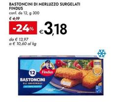 Findus - Bastoncini Di Merluzzo Surgelati