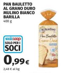 Barilla - Pan Bauletto Al Grano Duro Mulino Bianco